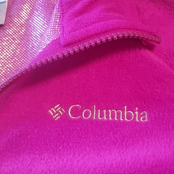 Columbia fuchsia omniheat zip up - Picture 2 of 5